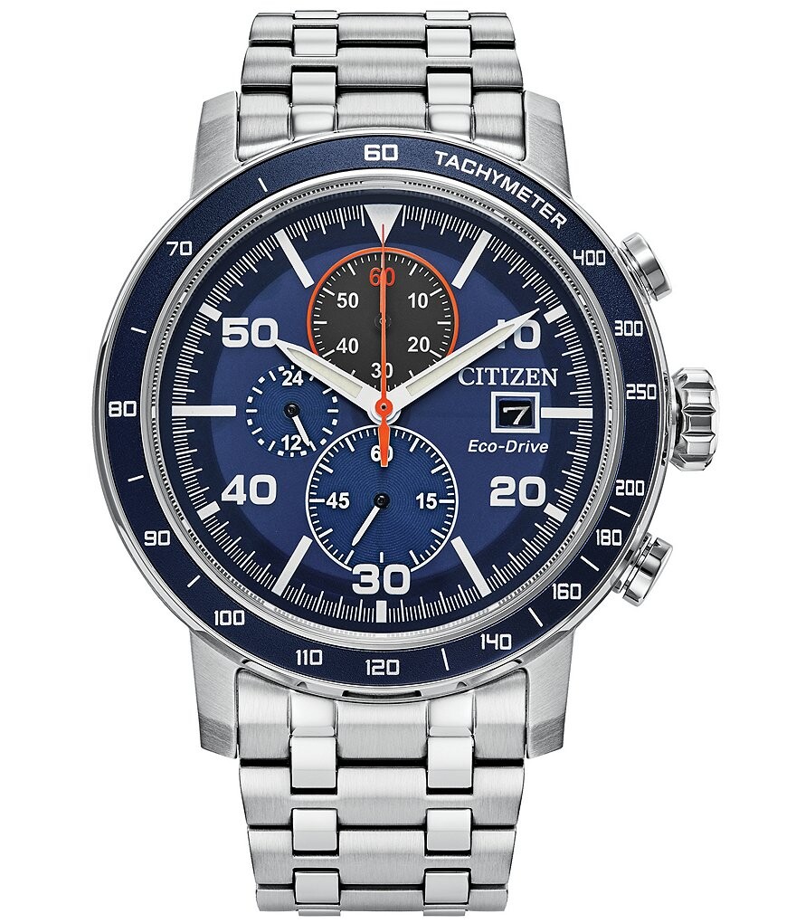 

Мужские часы Citizen Eco-Drive с браслетом из нержавеющей стали, серебро