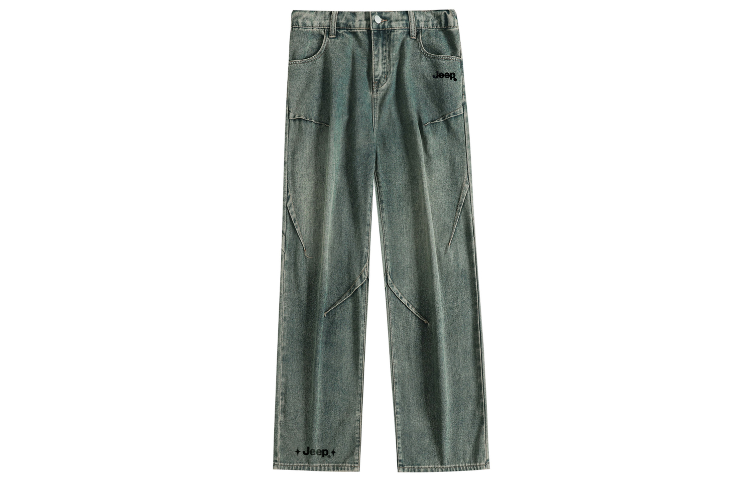 

Джинсы унисекс Jeep, зеленый