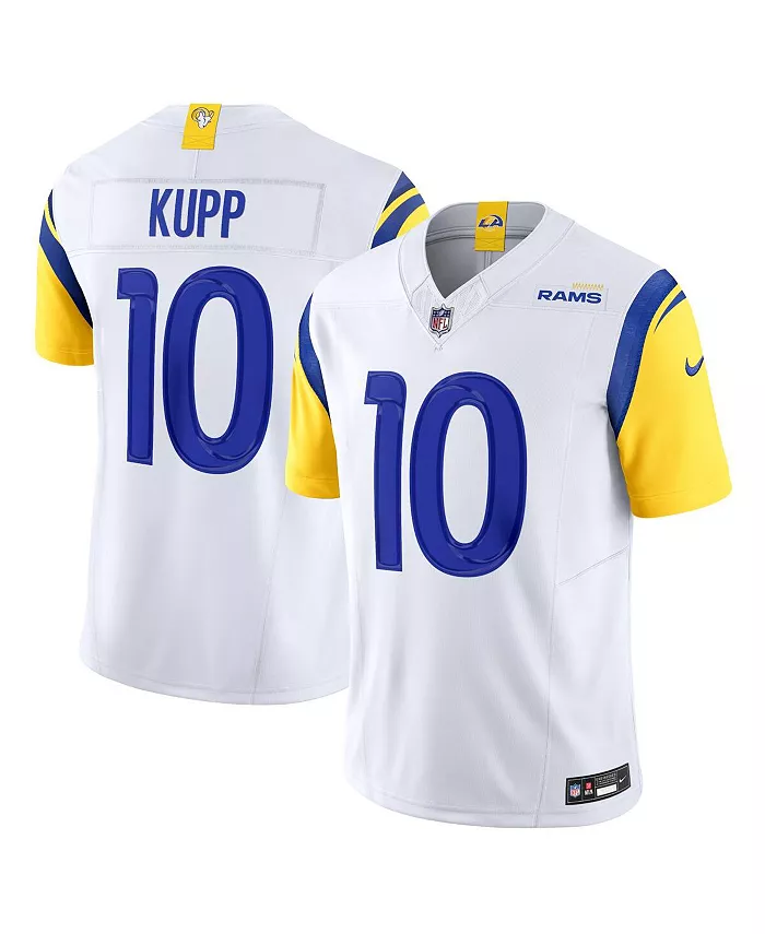 

Мужская альтернативная джерси Los Angeles Rams Vapor F.U.S.E. Limited модели Cooper Kupp в цвете Bone Nike, белый