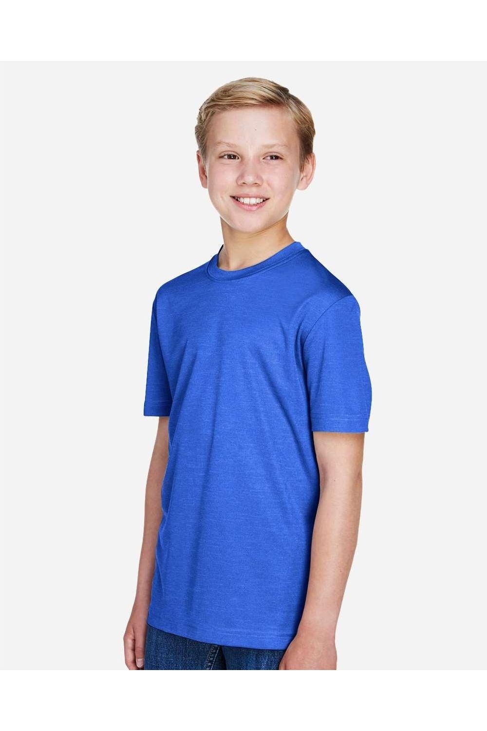 Детская футболка Team 365 Youth Sonic Heather Performance, sport royal heather — фото 4