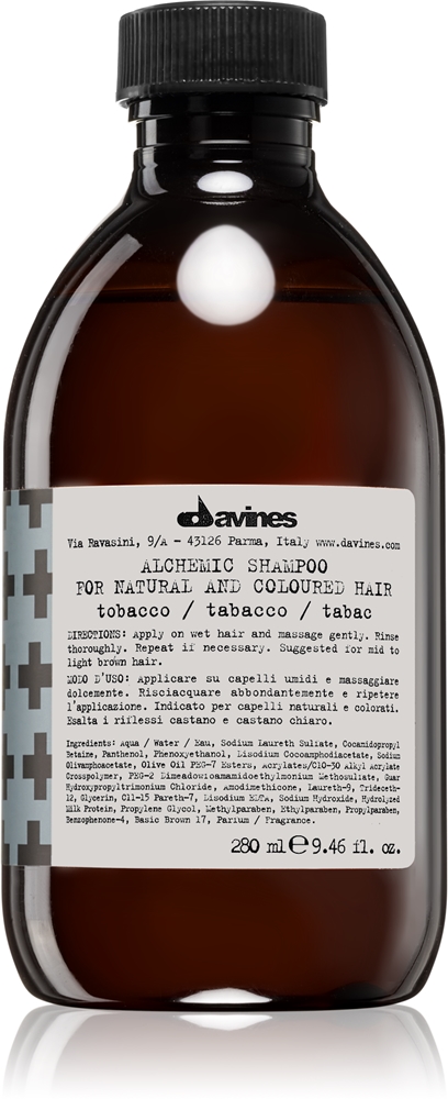 

Шампунь Alchemic Tobacco увлажняющий шампунь для выделения цвета волос Davines, 280 мл