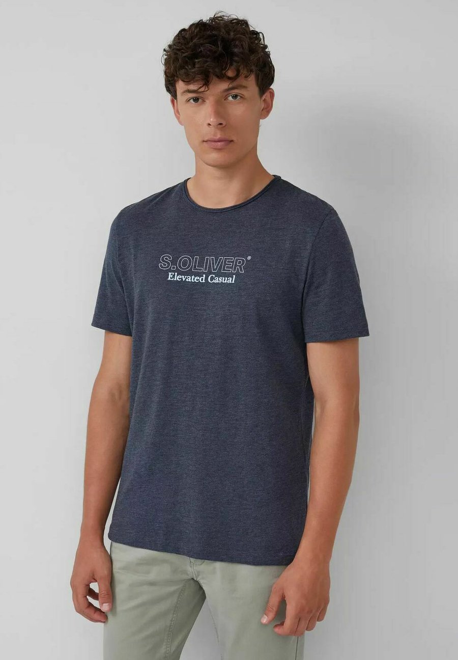 

Футболка s.Oliver MELIERTES MIT ROLLKANTE , Anthrazit/Anthracite, Черный, Футболка s.Oliver MELIERTES MIT ROLLKANTE , Anthrazit/Anthracite