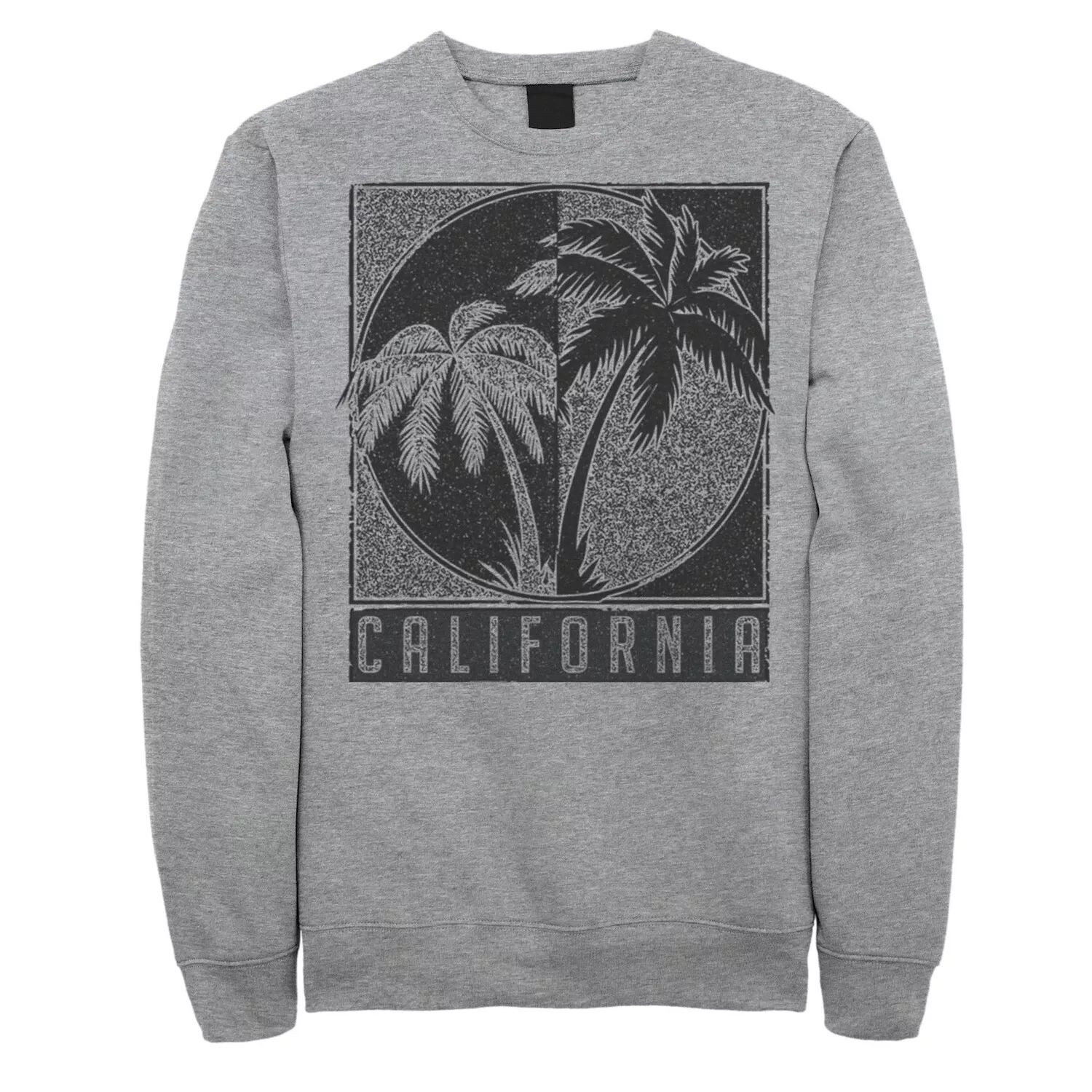 

Мужской свитшот с плакатом California Palms Fifth Sun