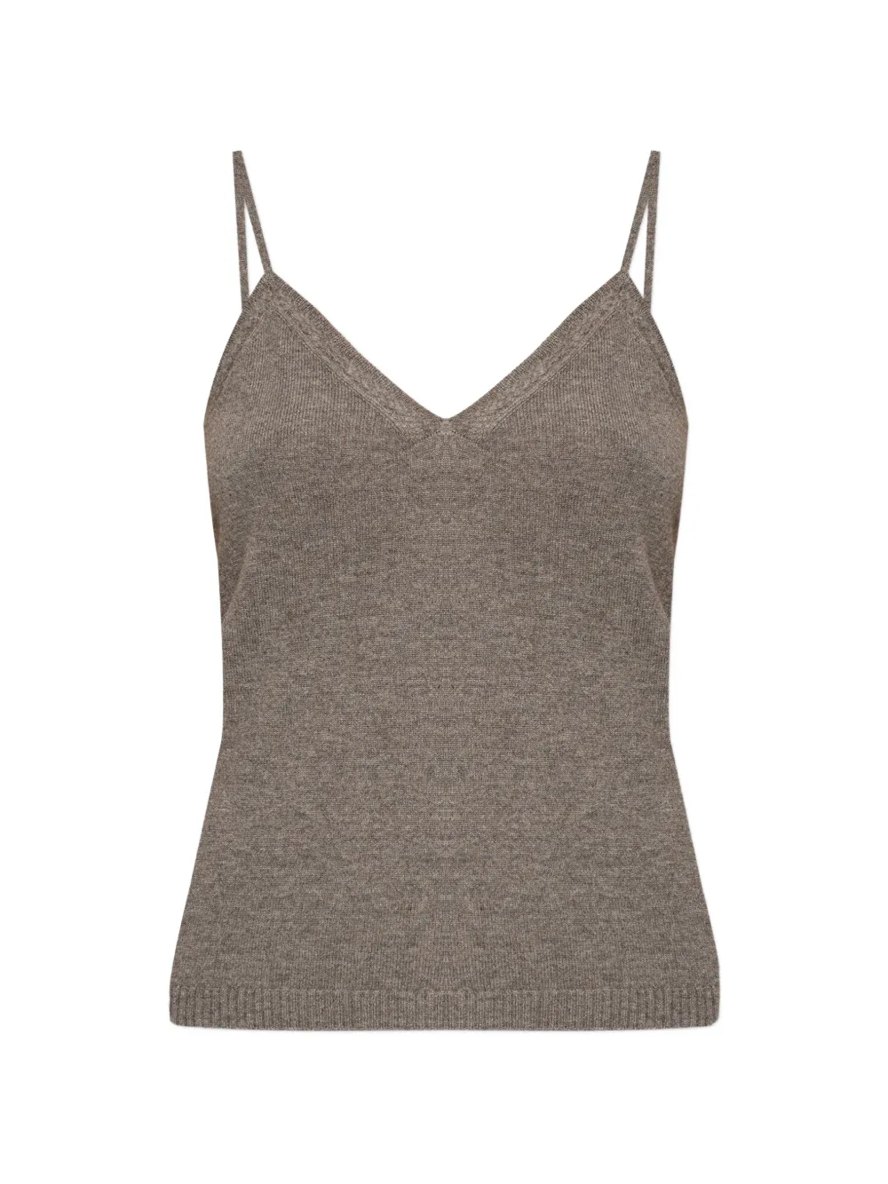 

Топ на бретелях с V-образным вырезом Lisa Yang, коричневый