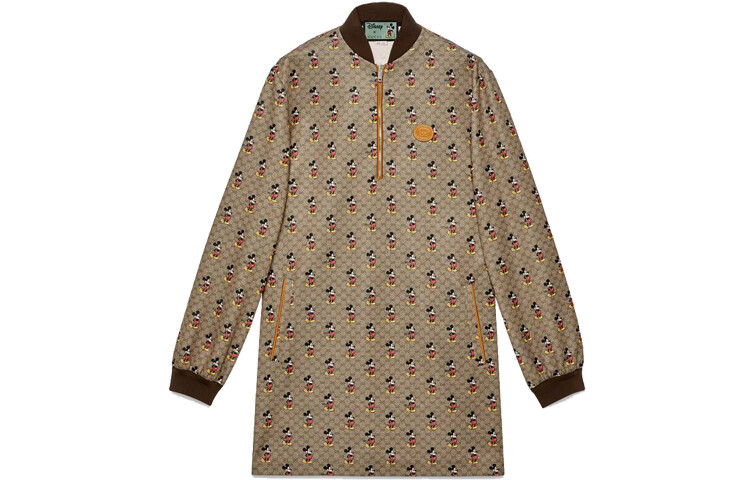 

Платье с длинными рукавами Disney X женское коричневое Gucci