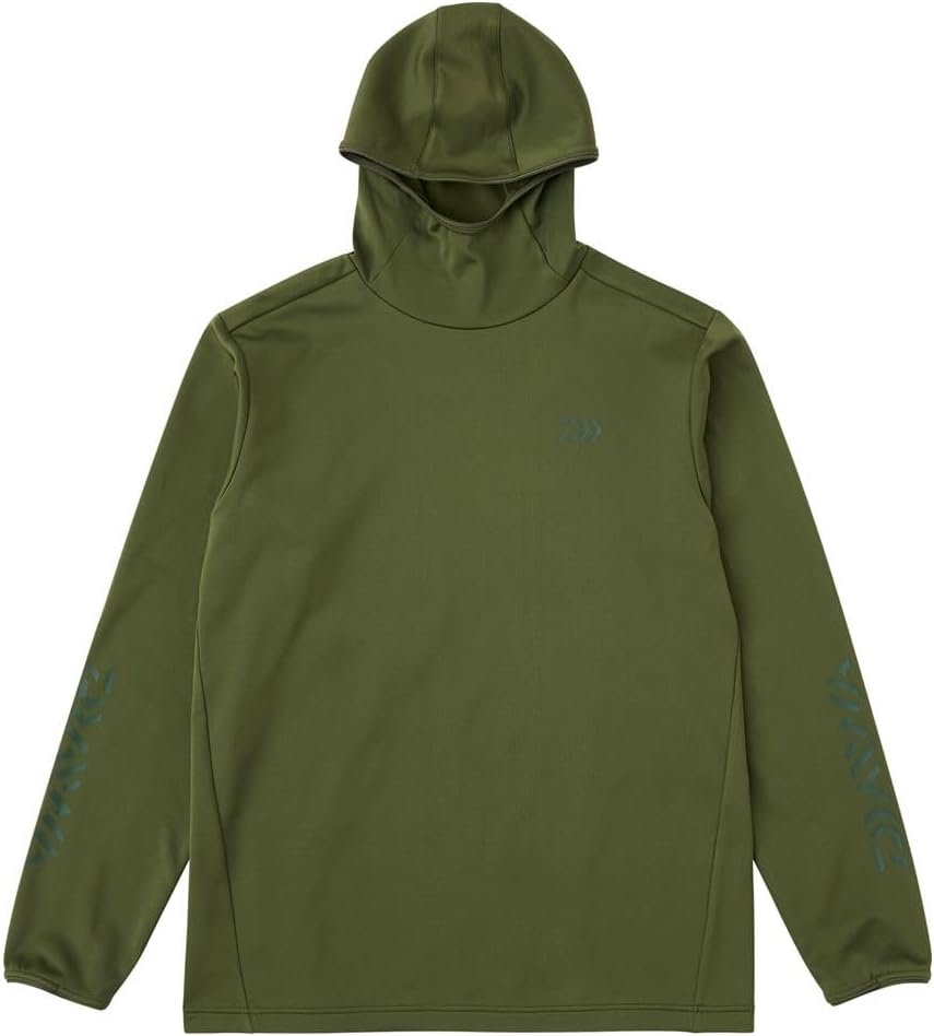 

Толстовка Daiwa Stretch Shirt Hoodie DE-9225, WM-3XL, различные размеры (модель 2024/2025 года), оливково-зеленый