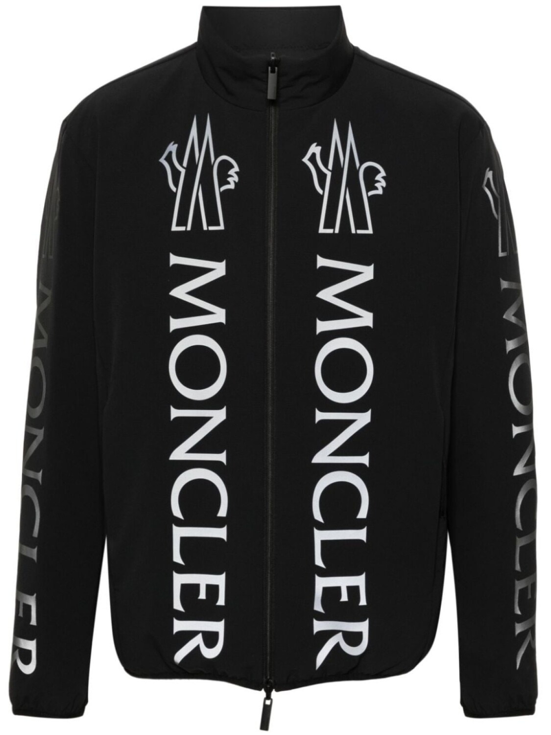 

Moncler пуховик Ponset с логотипом, черный