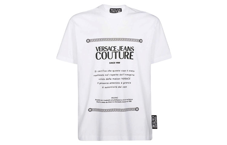 

VERSACE JEANS COUTURE Футболка мужская белая