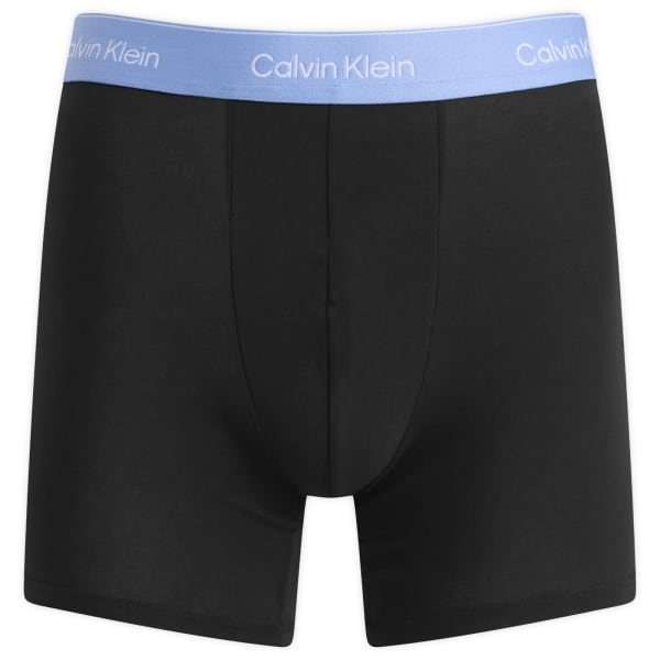 Боксерские трусы Icon - комплект из 5 штук Calvin Klein, черный, синий, зеленый & серый — фото 3
