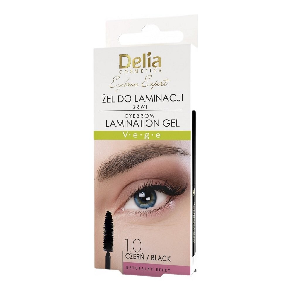 

Delia, Eyebrow Expert, гель для ламинирования бровей Черный, 4мл