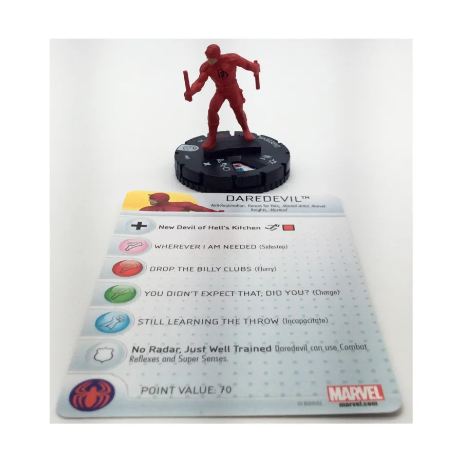 

Сорвиголова #007 (С), Marvel HeroClix - Civil War Organized Play - Singles