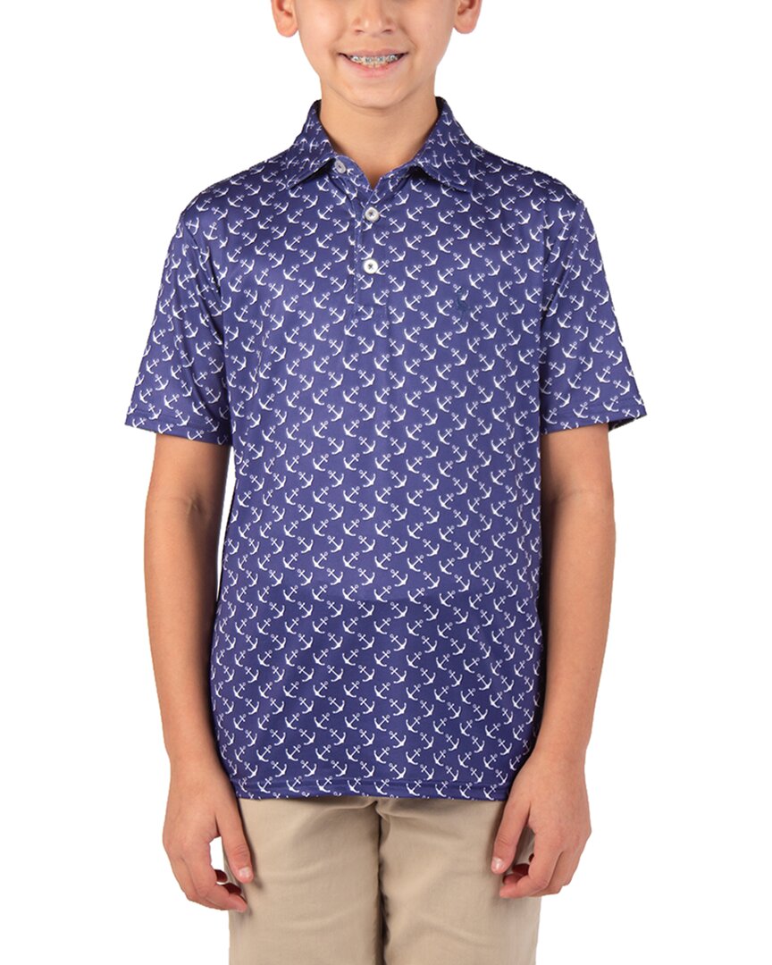 

Футболка-поло Tailorbyrd Sailing Anchors Performance, синий