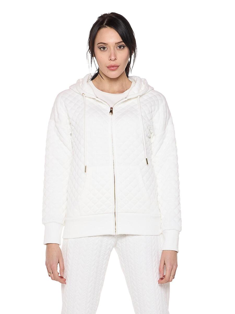 

LEONE 1947 APPAREL Свободная стеганая женская толстовка с капюшоном