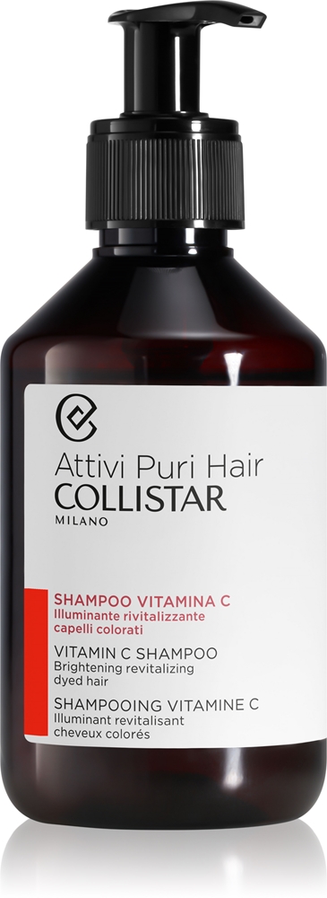 

Шампунь для волос с витамином С, осветляющий и восстанавливающий шампунь с витамином С Collistar, 250 мл