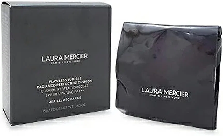 Тональный кушон Laura Mercier Flores Lumiere Refill #0C1 Жемчужно-слоновая кость SPF 50 15 г