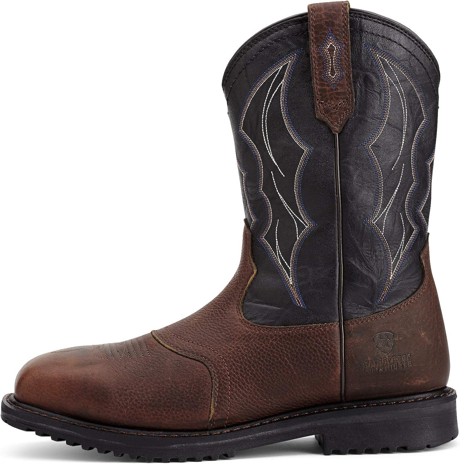 Мужские ботинки ARIAT Rigtek H2o с композитным носком, огнестойкие и безопасные, коричневый — фото 2