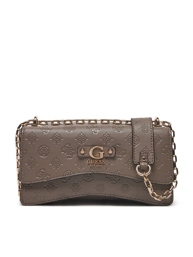 

Вечерняя сумка Guess, коричневый, Черный, Вечерняя сумка Guess, коричневый