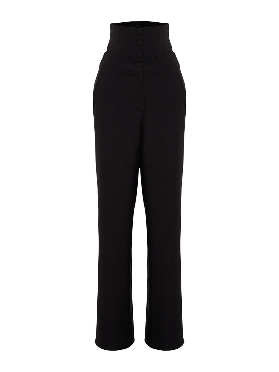 

Тканевые брюки Trendyol Loose fit Pants, черный