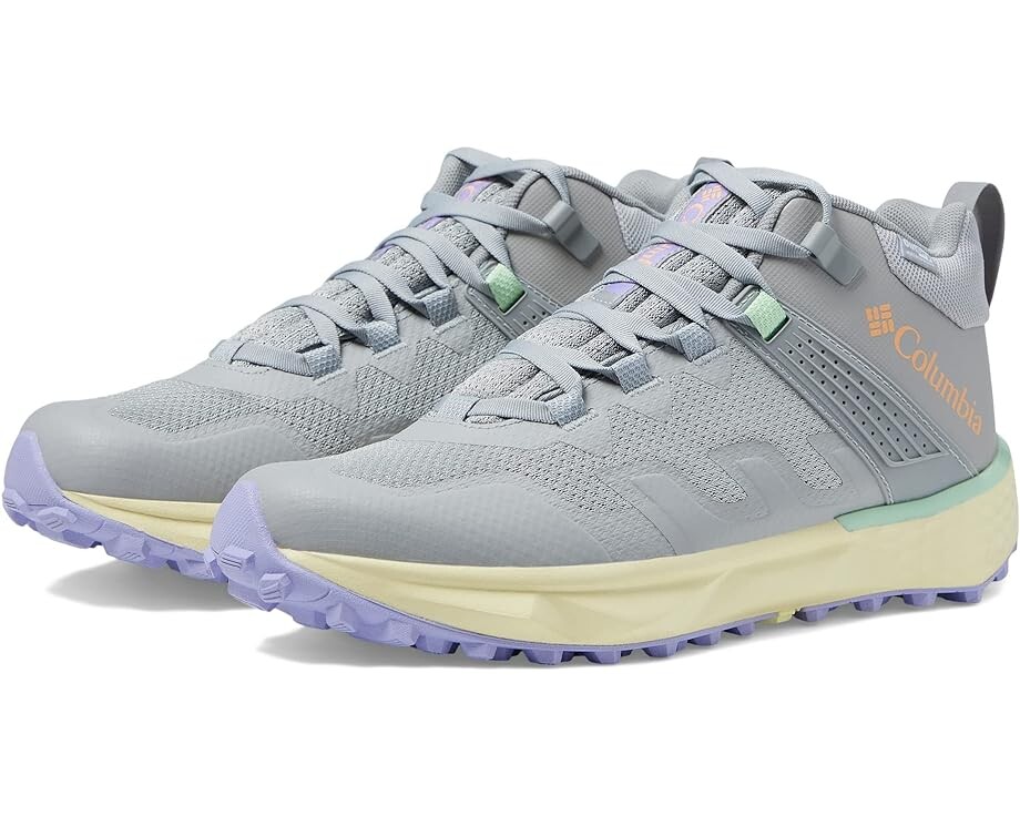 

Походные ботинки Columbia Facet 75 Mid Outdry, цвет Steam/Frosted Purple