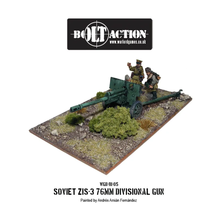 

Советская пушка ЗИС-3, Bolt Action - Soviet (28mm)