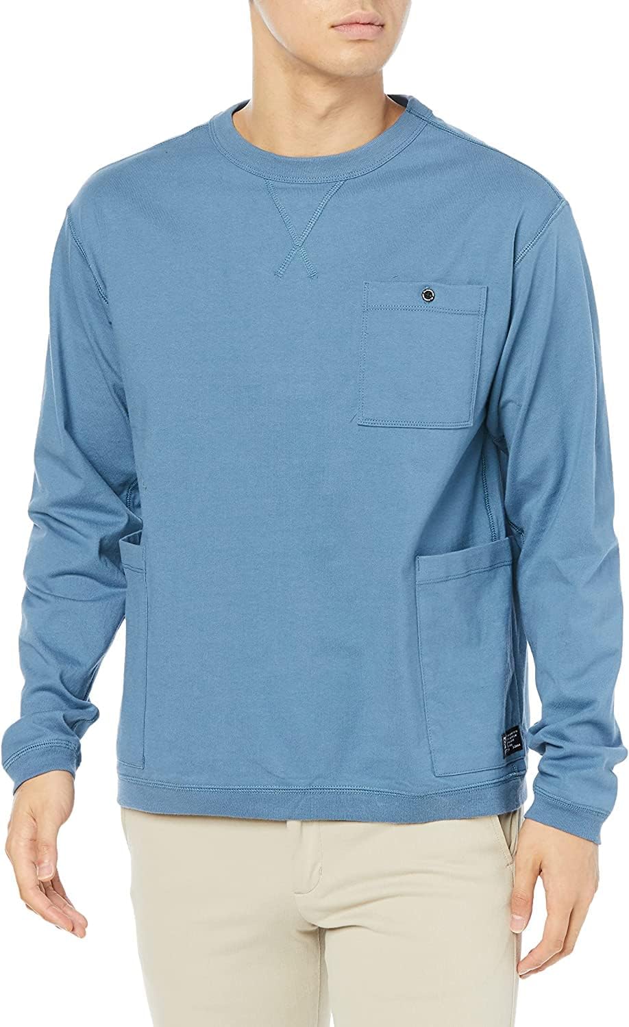 

Футболка с длинными рукавами и 5 карманами G-958 Co-Cos Nobuoka, синий