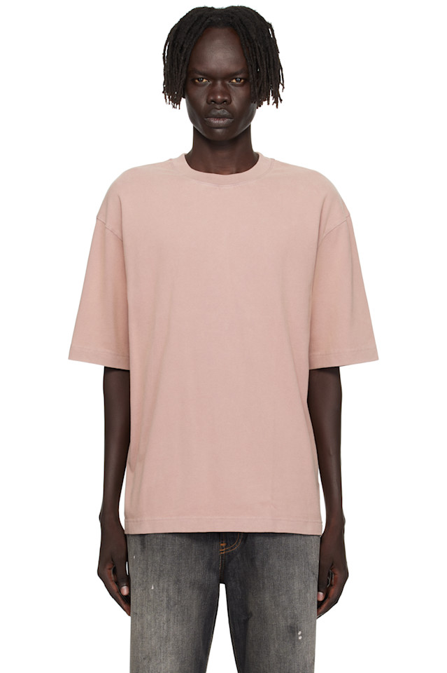 

Acne Studios Розовая футболка с коротким рукавом