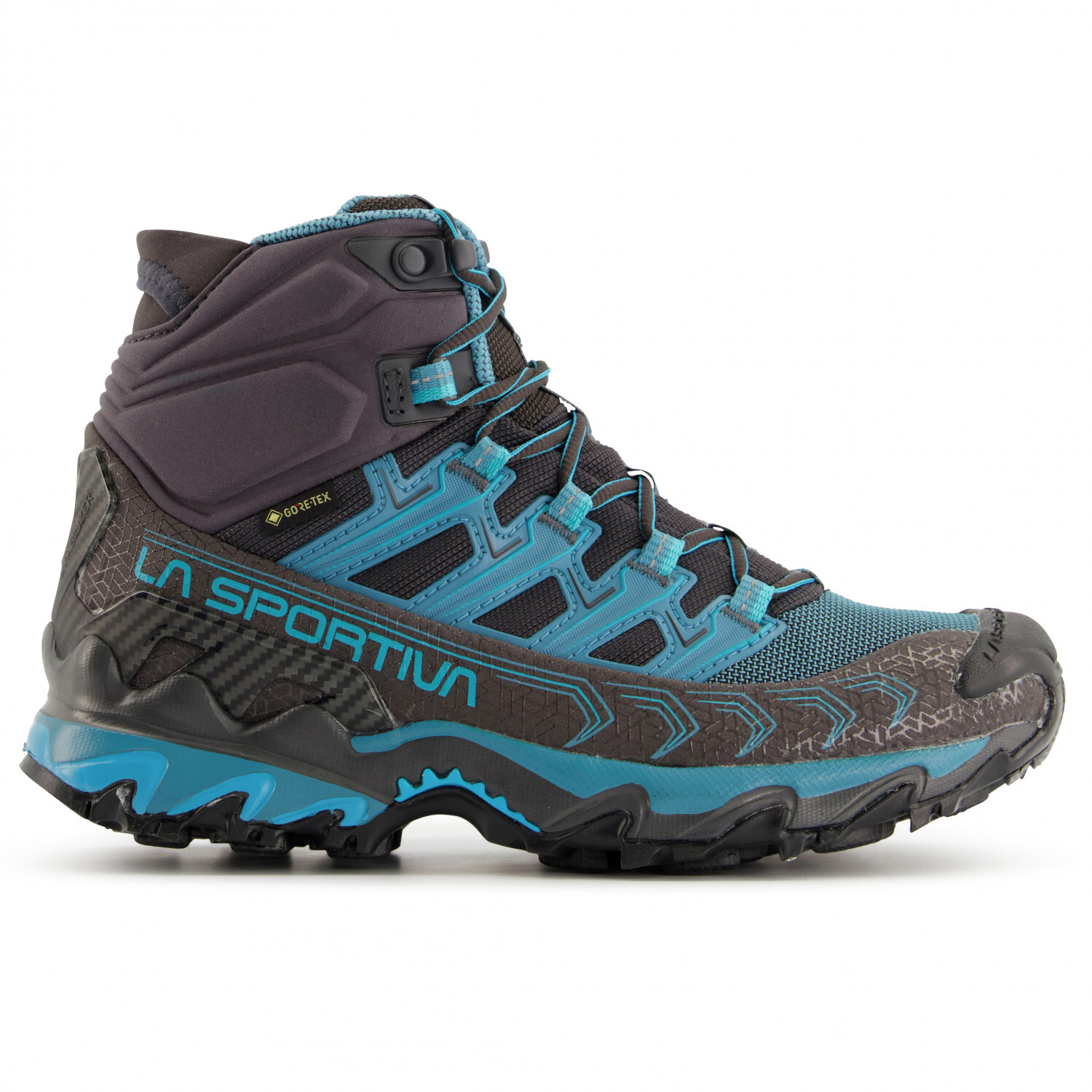 

Ботинки для прогулки La Sportiva Women's Ultra Raptor II Mid GTX, цвет Carbon/Topaz