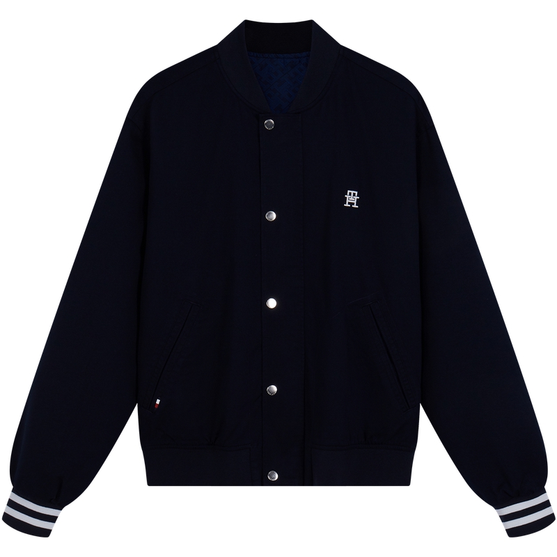 

Tommy Hilfiger Бейсбольная куртка мужская, Navy Blue Print DW5