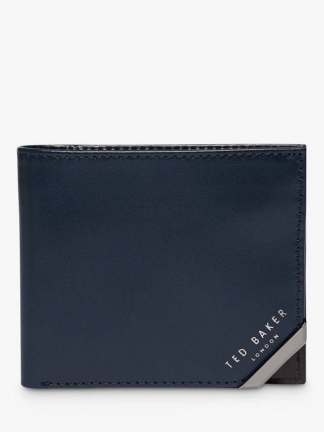 

Кожаный бумажник Corning Bifold Ted Baker, Navy