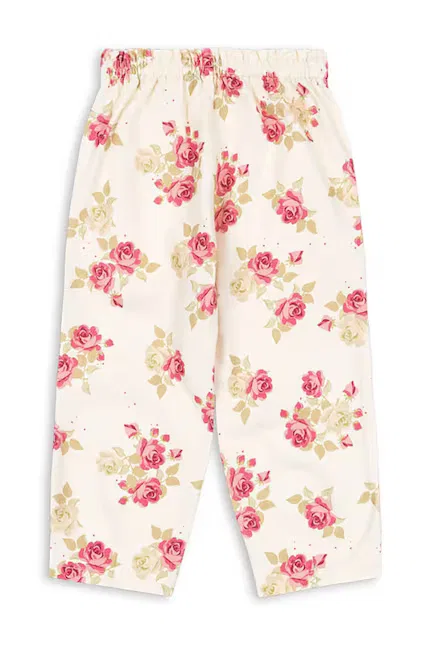 Джинсы багги с завышенной талией MAGOT FRILL PANTS Konges Sløjd, белый — фото 2