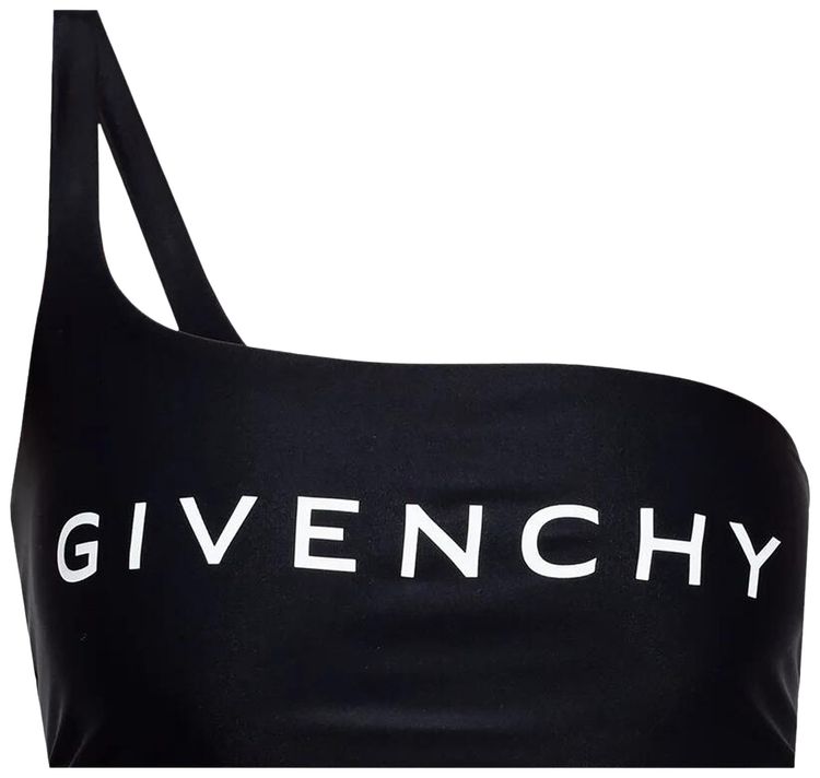 

Бикини-топ Givenchy на одно плечо, черный