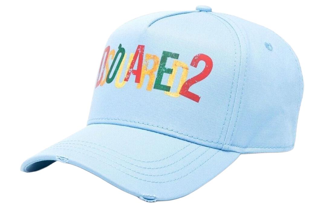 

DSQUARED 2 Хлопковая бейсболка женская синяя, Blue