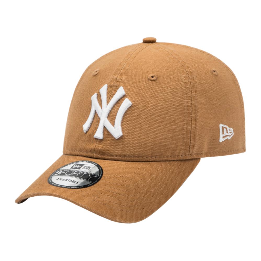 

New Era Бейсболка из холста унисекс коричневая, Brown