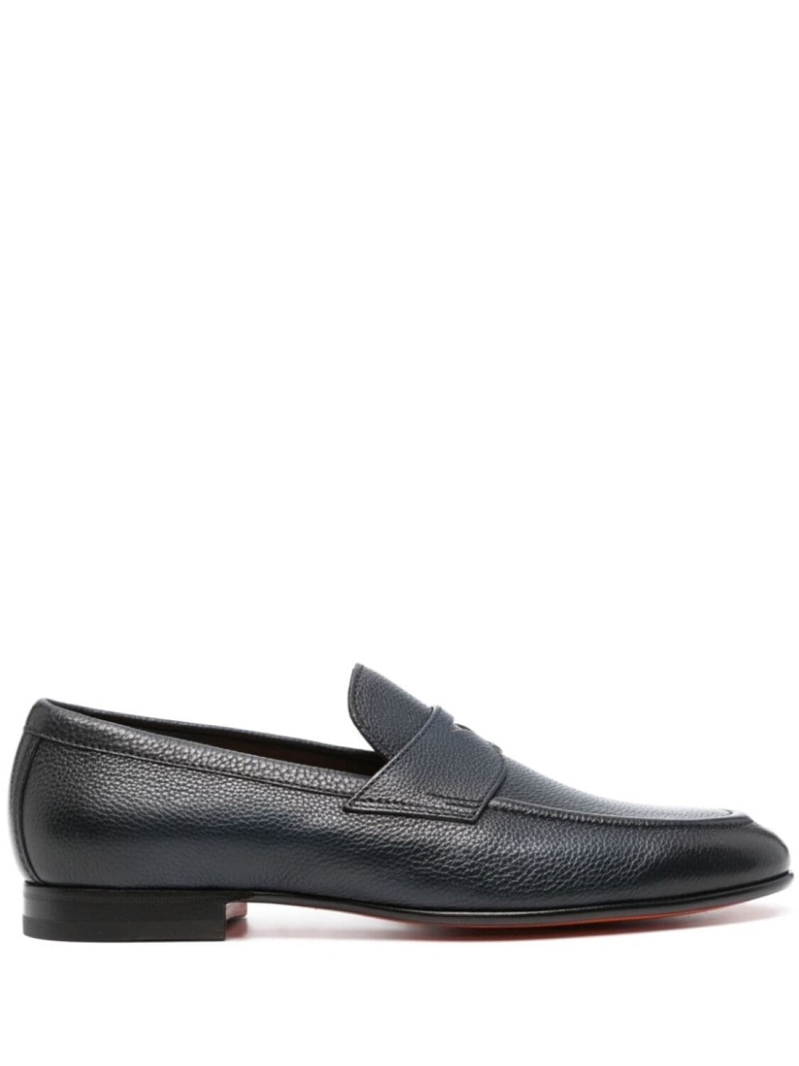

Santoni лоферы из зернистой кожи, синий