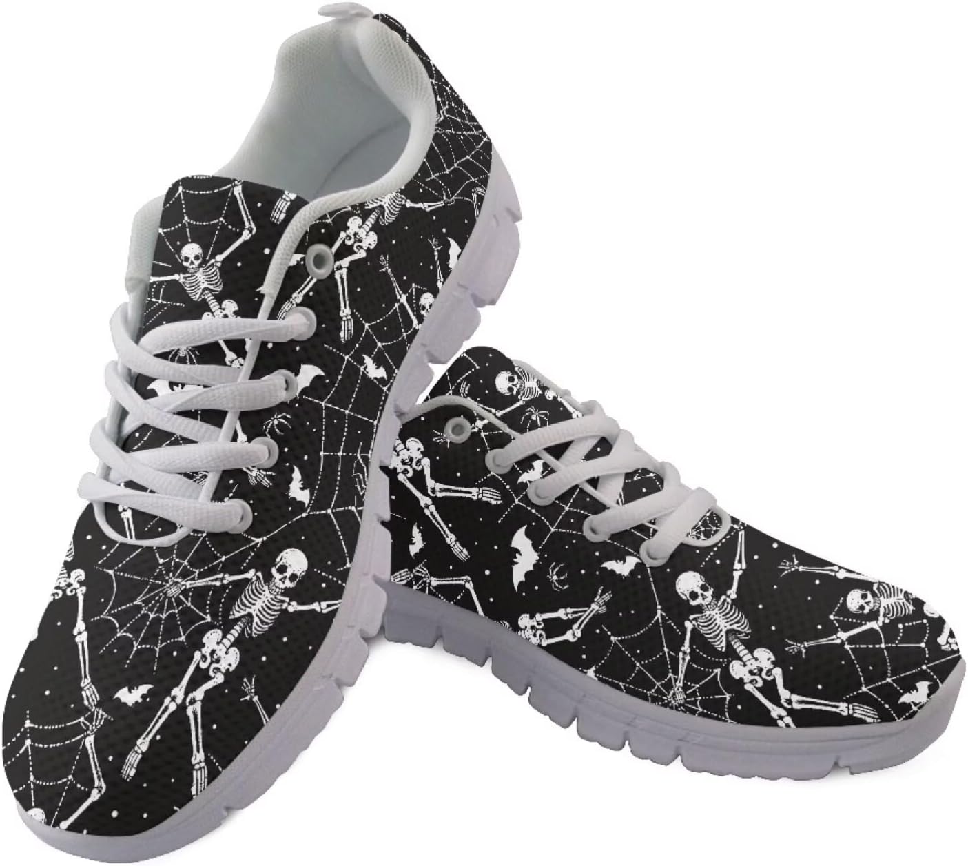 

Кроссовки chaqlin для ходьбы, фитнеса и тренажерного зала, сетчатые беговые кроссовки для женщин и мужчин, для походов/ходьбы/бега, Skeleton Spider Webs