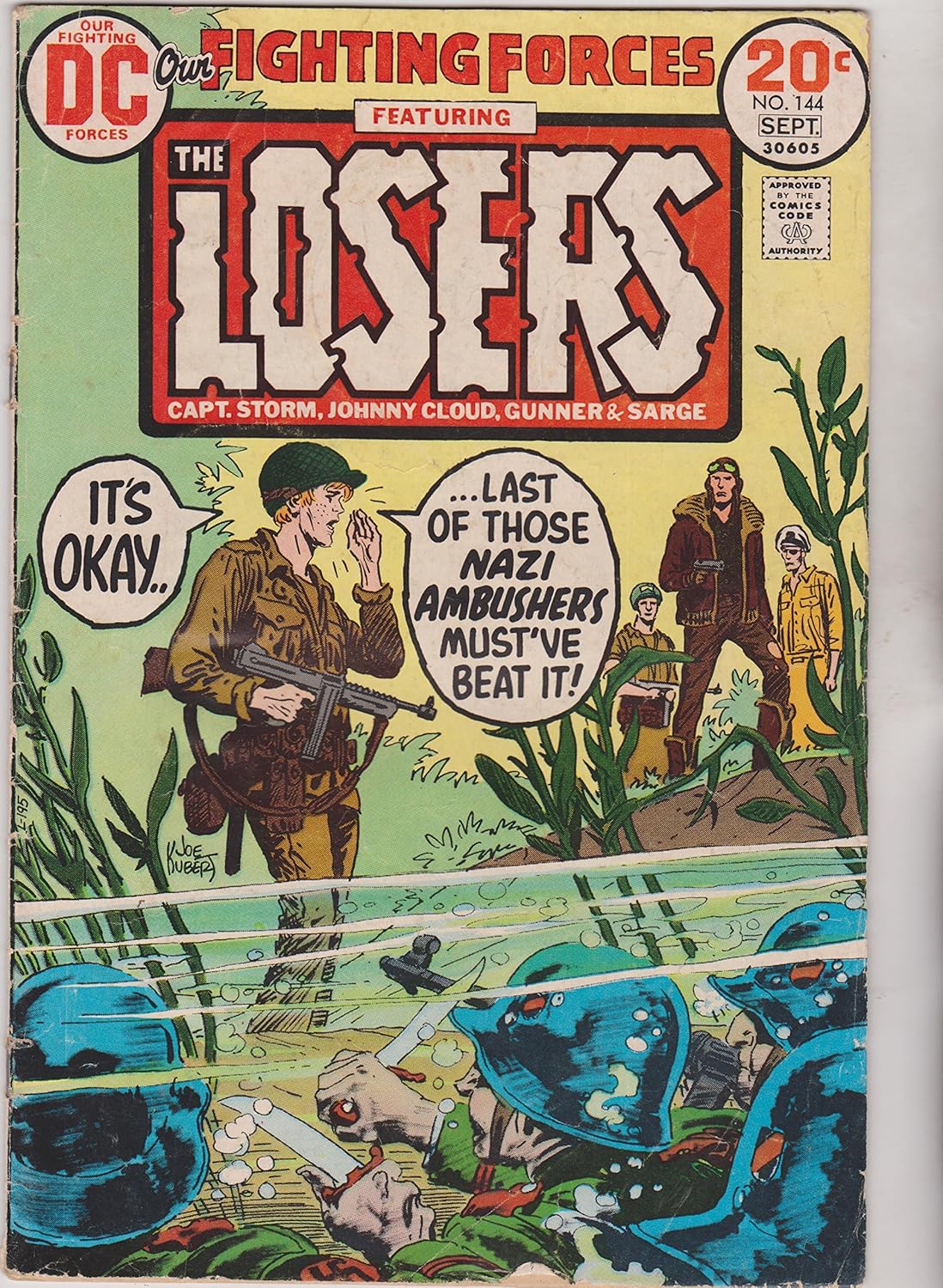 

Our Fighting Forces #144, Sept 1973. The Losers (DC Comics)
