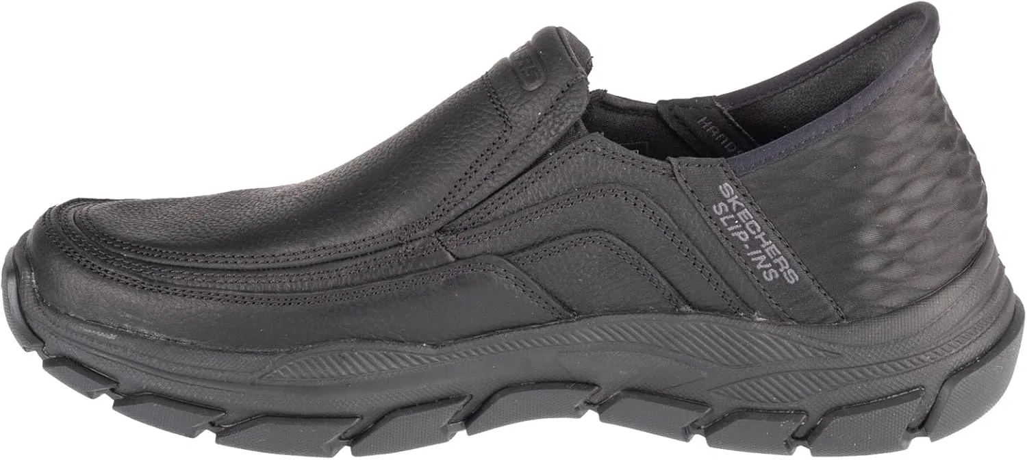 Мужские кроссовки Skechers Respected-Elgin 204810, BBK (черный/черный), размер 46 EU — фото 3