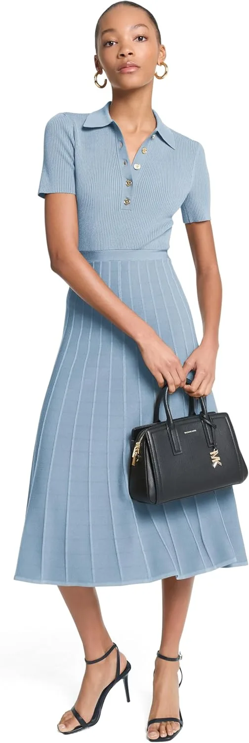 

Michael Kors Женская Футболка Polo Fit N Flare с коротким рукавом миди