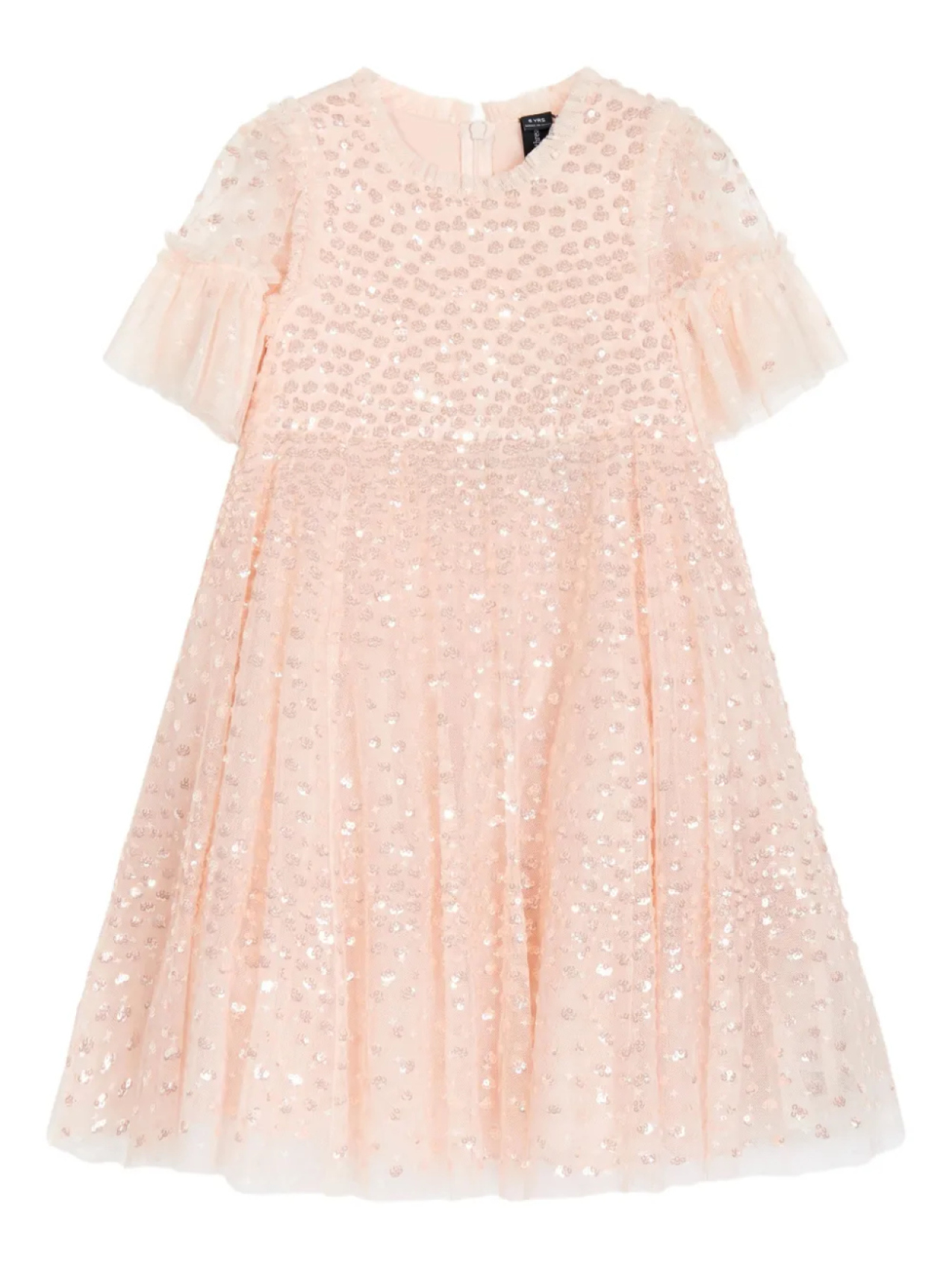 

Платье с пайетками NEEDLE & THREAD KIDS, розовый