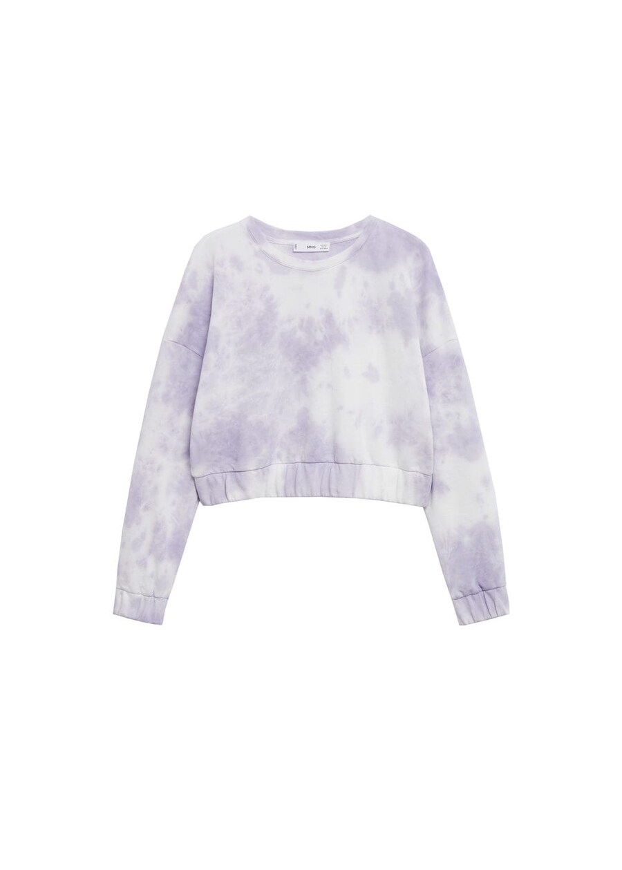 

Свитер MANGO Sweatshirt Tie, цвет purple/lavender