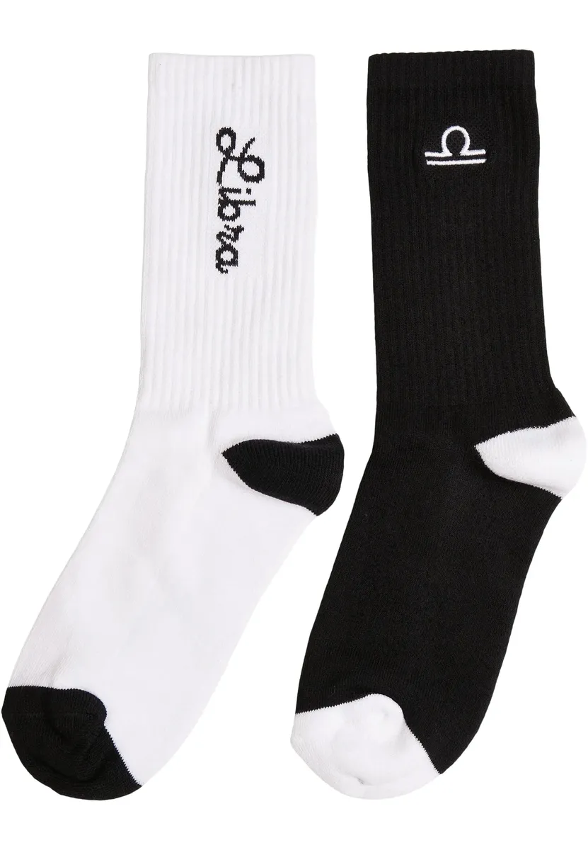 

Базовые носки URBAN CLASSICS " Urban Classics Unisex Zodiac Socks 2-Pack" (1 пара), черно-белый