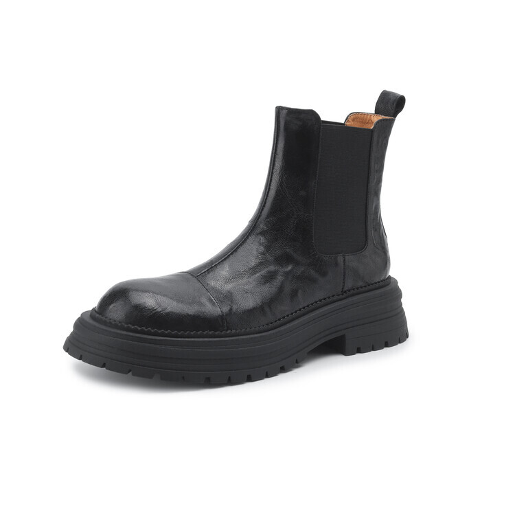 

Ботинки Челси женские Su Yanjiao, цвет Black Fleece-lined