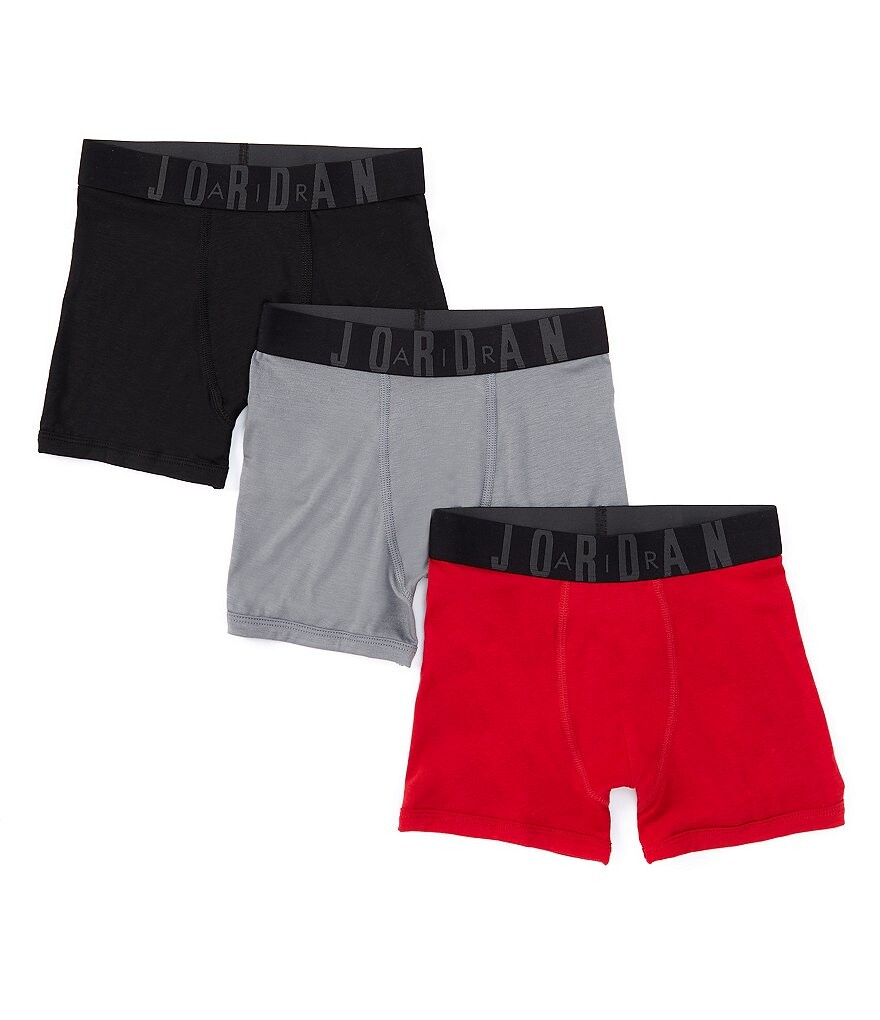 

Набор трусов из модала Jordan Little Boys 6–20 (3 шт.), красный