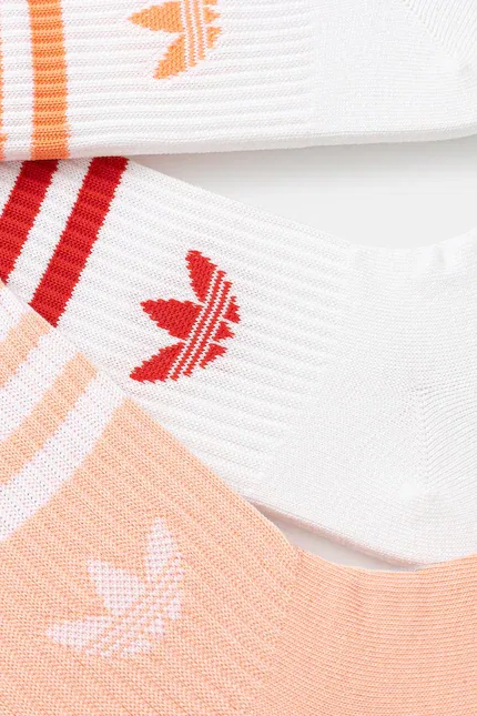 Носки 3 шт длинные Adidas Originals, оранжевый — фото 2