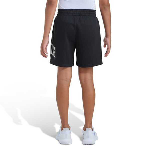 Шорты для мальчиков 8-20 лет с эластичным поясом collegiate fleece Adidas, Black Adi — фото 2