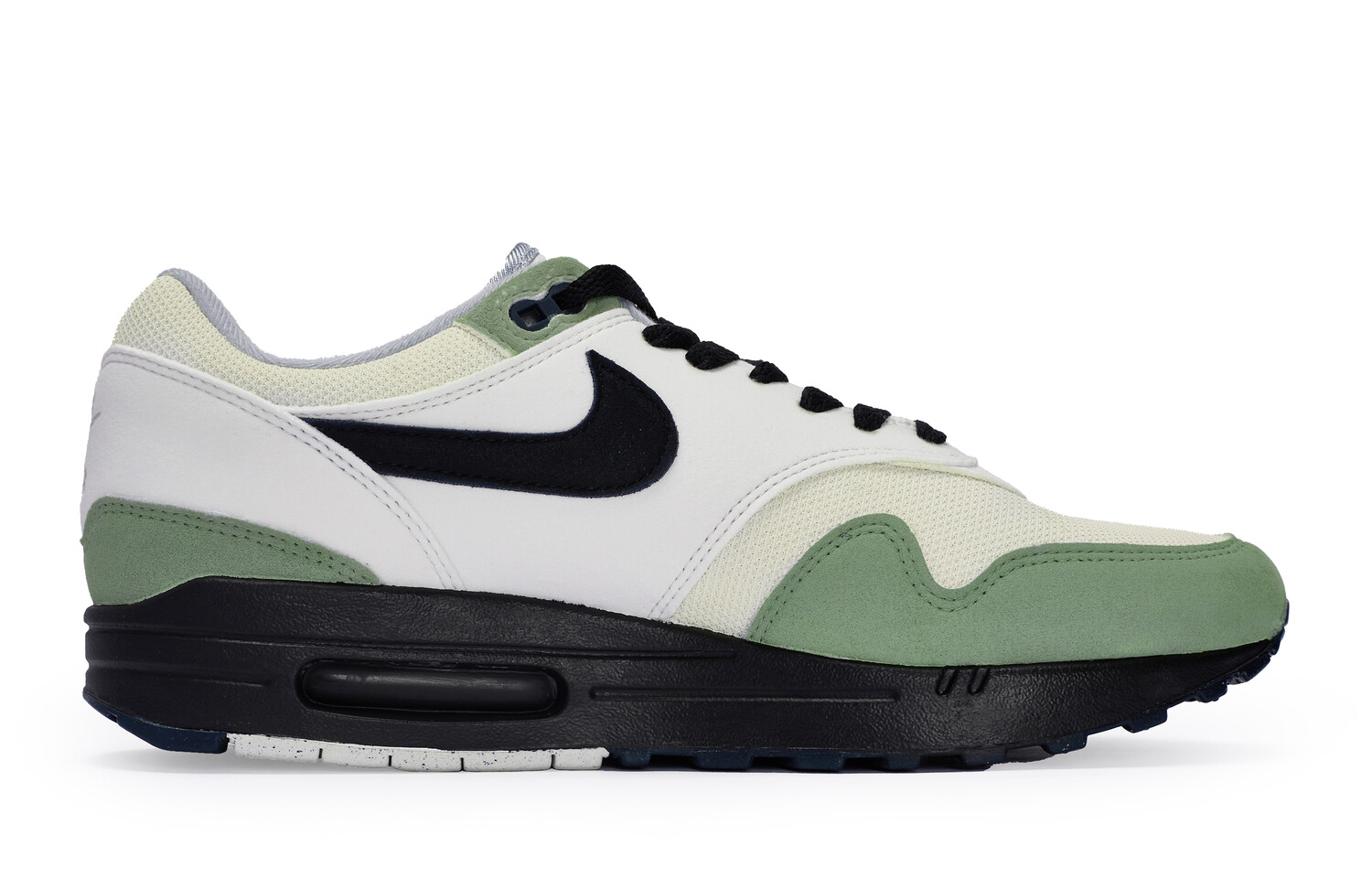 

Кроссовки Nike Air Max 1 Lifestyle Shoes Men Low-top Green/purple/black, фиолетовый