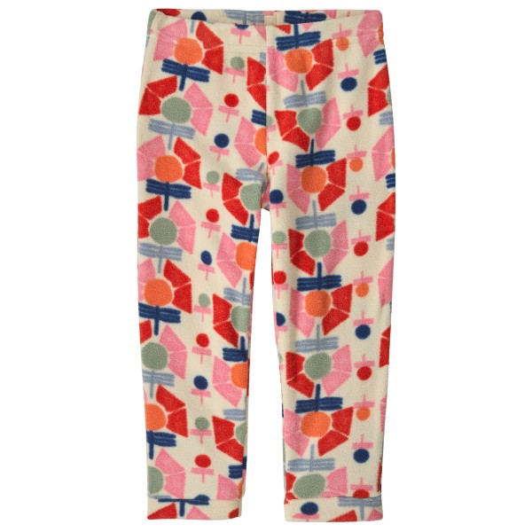 

Детские микро-брюки - флисовые штаны Patagonia, Stamped Floral: Natural