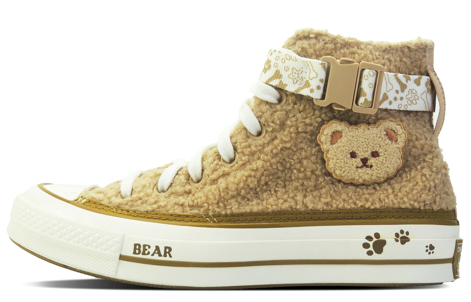

1970-е годы Кеды унисекс с высоким берцем светло-коричневые Converse