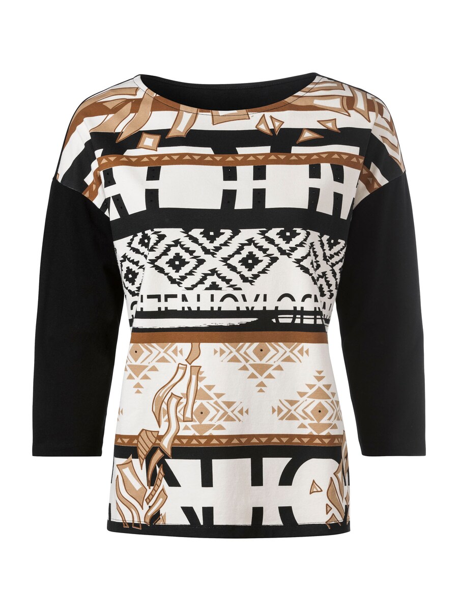 

Рубашка heine, цвет Camel/Black/White