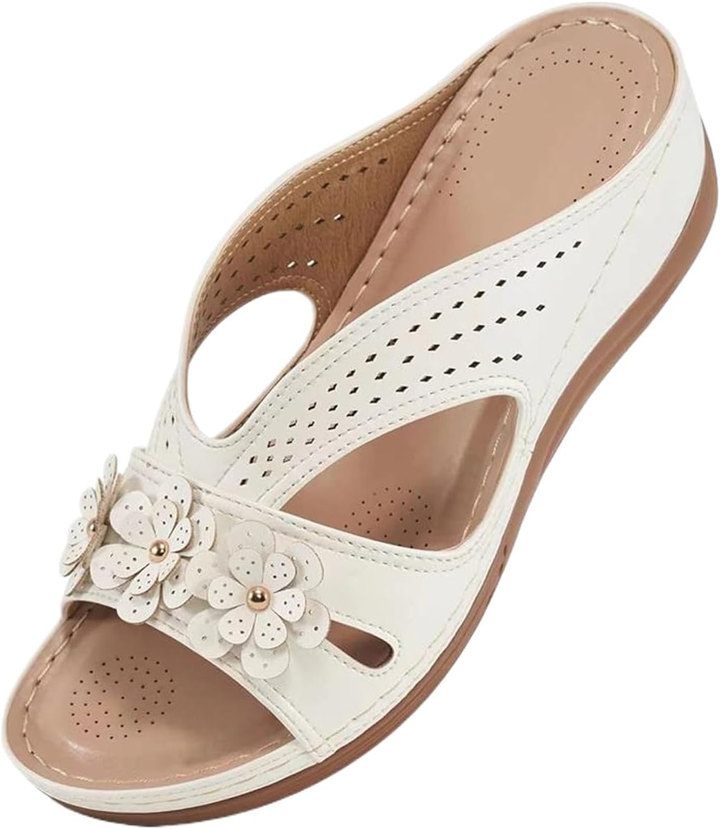 

Женские ортопедические сабо Canbebig с поддержкой свода стопы, белый